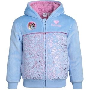 Disney Princess Light Blue and Pink Hoodie